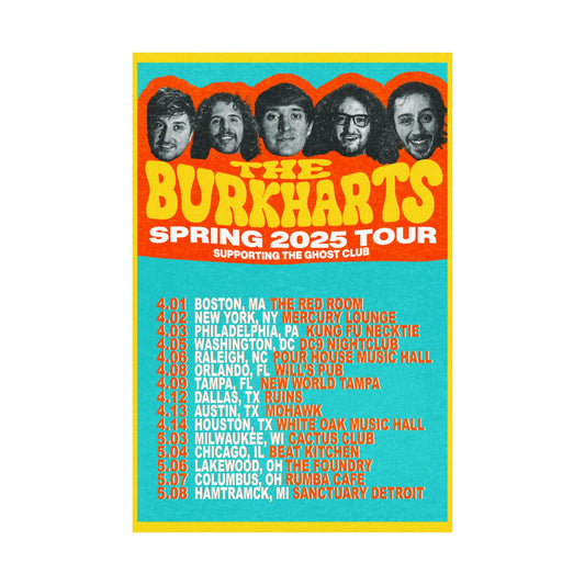 Tour Poster - The Burkharts Spring 2025